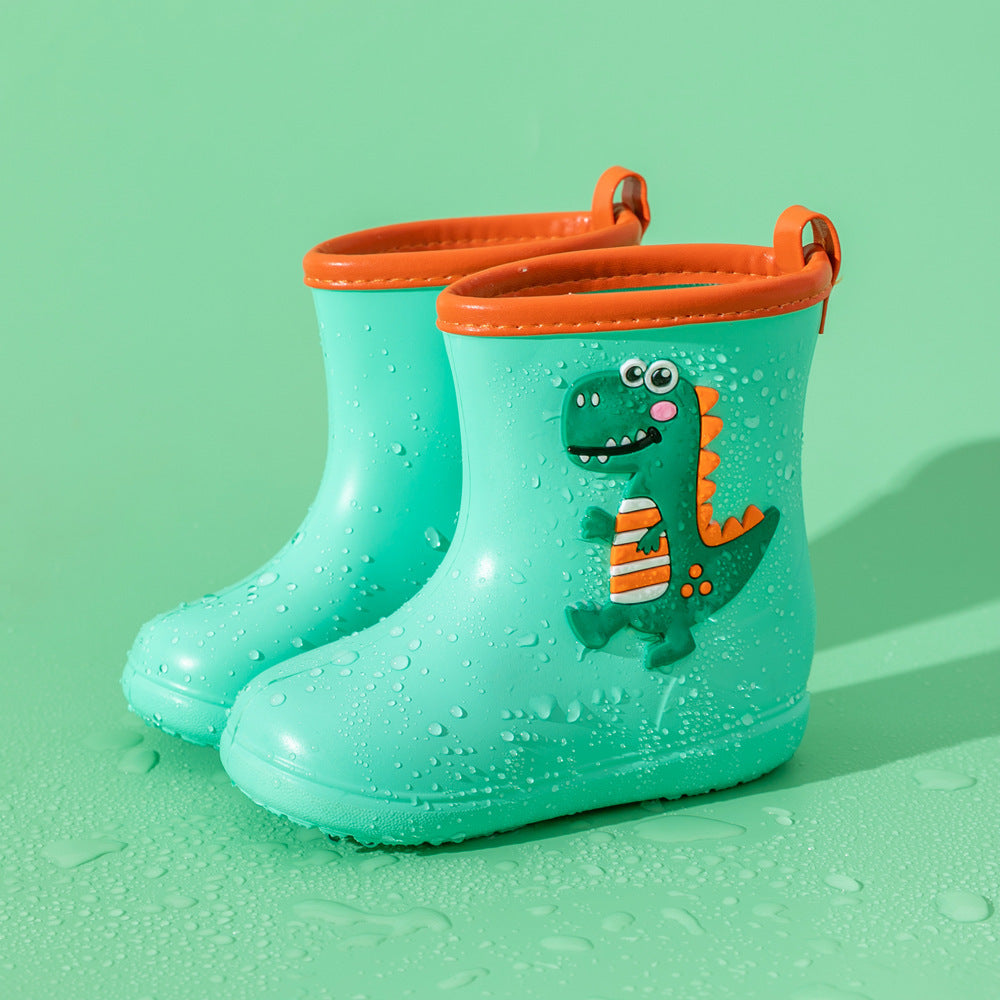 Happy Dino I Rutschfeste wasserdichte Gummistiefel