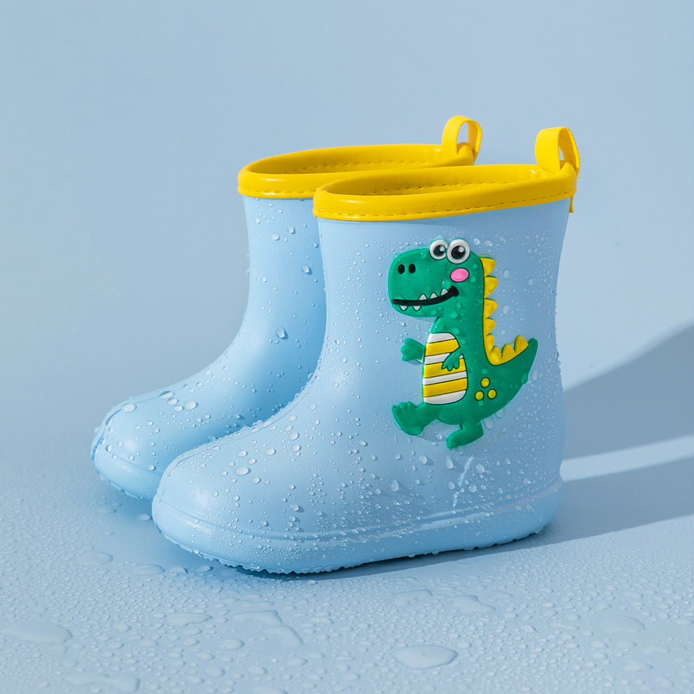 Happy Dino I Rutschfeste wasserdichte Gummistiefel