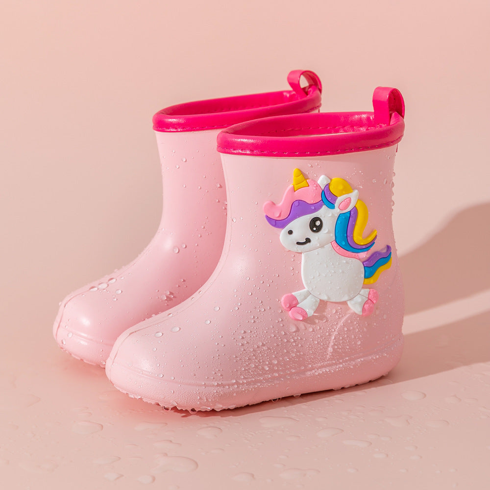 Happy Dino I Rutschfeste wasserdichte Gummistiefel