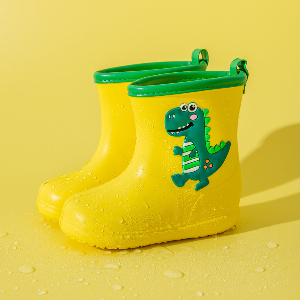 Happy Dino I Rutschfeste wasserdichte Gummistiefel