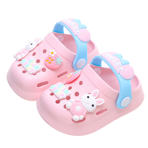 Bunny Krokokids I Rutschfeste atmungsaktive Kinderschuhe